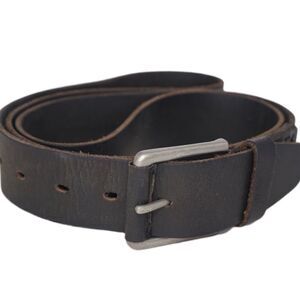 Timberland Men’s Brown Leather Belt, Size 48